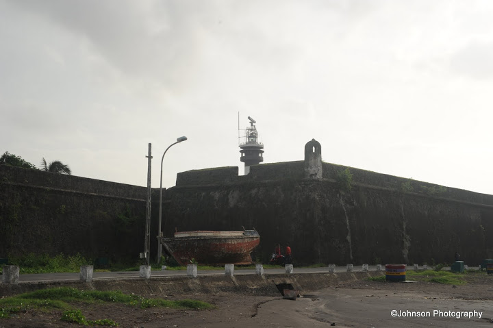 Another View of the Moti Daman Walls with the Light House in the Background