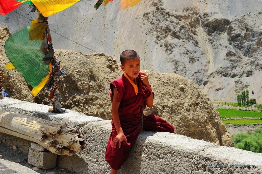The Lamayuru Monastery - an aspiring monk 